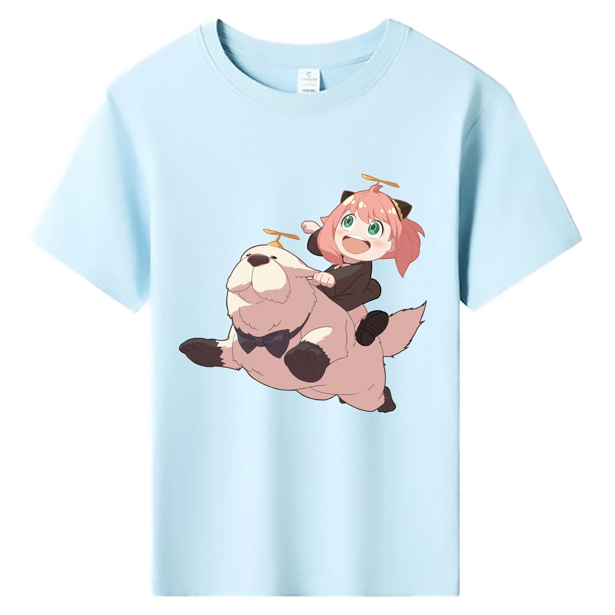 （画像用） SPY×FAMILY间谍家家酒 綿100％キッズTシャツ（フロントプリント）